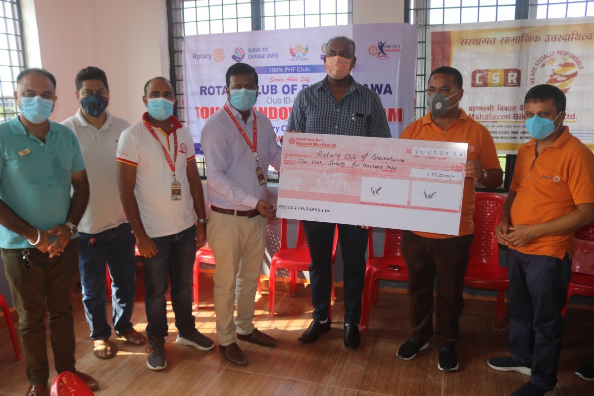 महालक्ष्मी विकासले  महिला मैत्री शौचालय निर्माणका लागि गन्यो आर्थिक सहयो