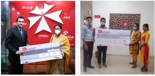 एनआईसी एशिया बैंकद्वारा बीमा सहितको निक्षेपअन्तर्गत २० लाख भुक्तानी
