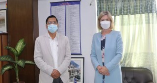 अर्थमन्त्री र बेलायती राजदूतबीच जलवायु परिवर्तनको असर बारे छलफल