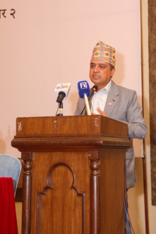 रेमिट्यान्सलाई दीर्घकालिन प्रतिफल दिने क्षेत्रमा लगानी गर्नुपर्छः वरिष्ठ उपाध्यक्ष ढकाल