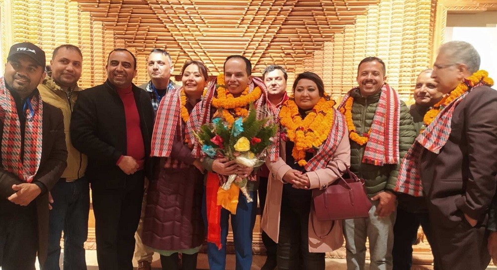 नाडाको अध्यक्षमा थापा विजयी