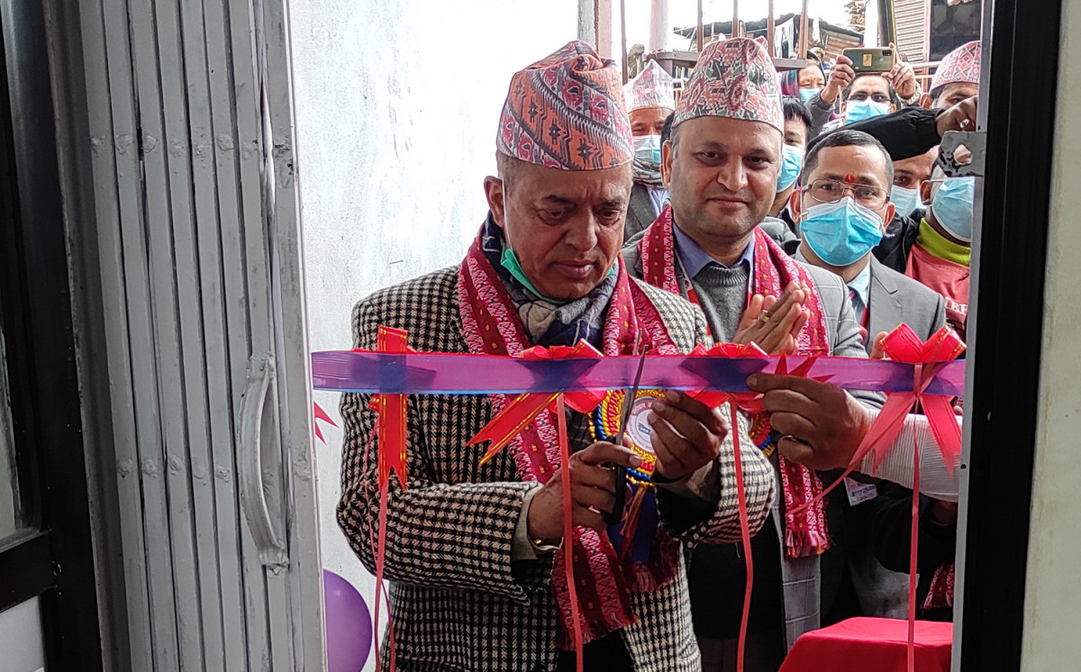 ग्लोबल आइएमई बैंकको ५०औँ एक्सटेन्सन काउन्टर गाेरखाकाे सिरानचाेकमा