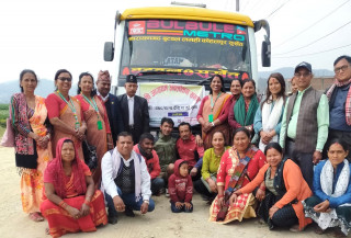 प्रगतिशील महिला विकास कृषक समुहद्वारा दोलखा र काभ्रेमा अवलोकन भ्रमण