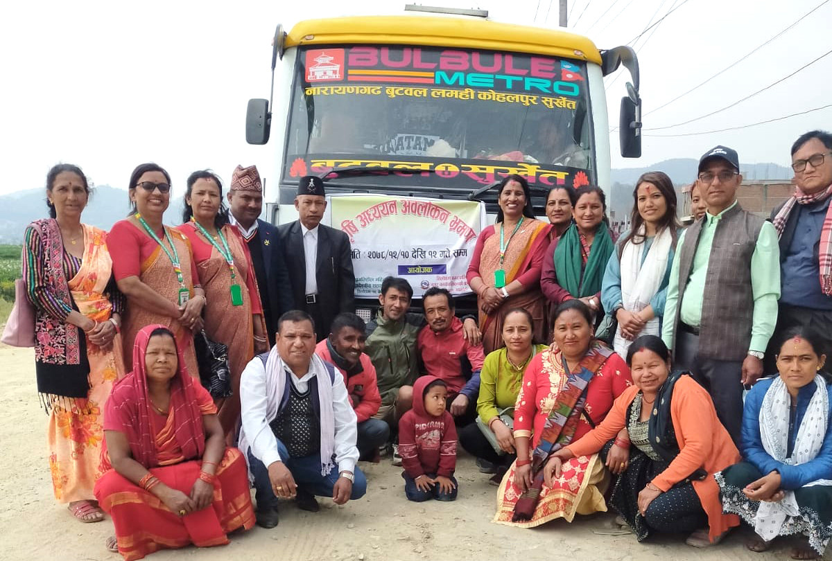 प्रगतिशील महिला विकास कृषक समुहद्वारा दोलखा र काभ्रेमा अवलोकन भ्रमण