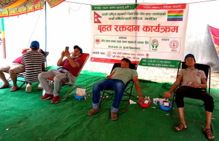 पाँचतारा साकोसद्वारा बृहत रक्तदान आयोजना, १४६ जनाले गरे रक्तदान
