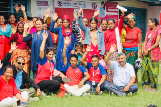 ग्लोबल आइएमई बैंक स्वस्थ नारी पहल अभियान अन्तर्गत निःशुल्क महिला स्वास्थ्य शिविर