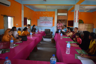 चन्द्राैटामा आमा समूहलाई  प्राथमिक आँखा उपचार तालिम
