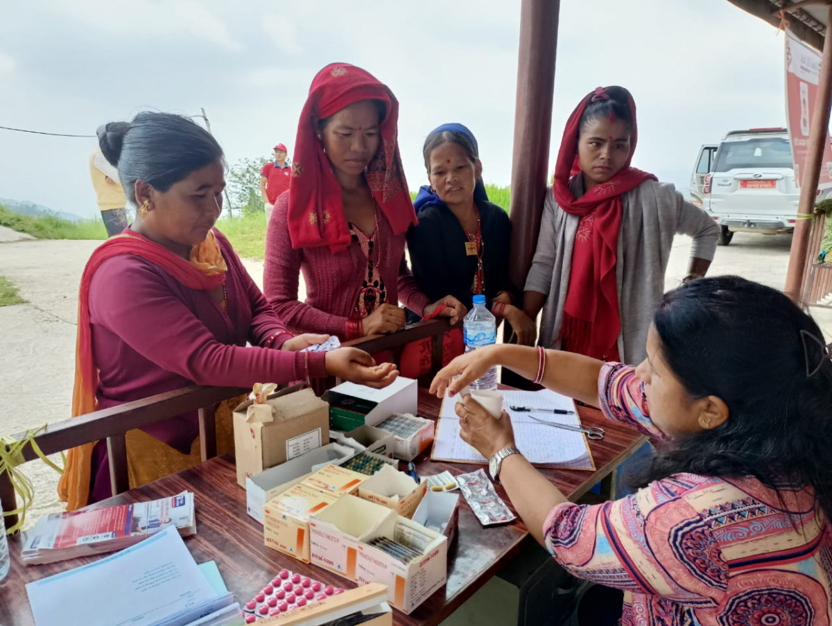 ग्लोबल आइएमई बैंक स्वस्थ नारी पहलअन्तर्गत निःशुल्क महिला स्वास्थ्य शिविर
