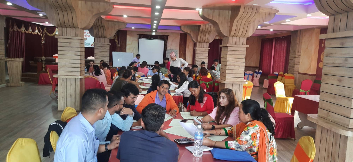 सहकारी व्यवस्थापन एवं लेखा व्यवस्थापनबारे ३ दिने तालिम सम्पन्न