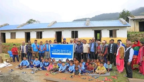 एनएमबि बैंकद्वारा सुर्खेतको सामुदायीक विद्यालयको भवन पुनःनिर्माण     