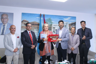  परिसंघ अध्यक्ष र आईएमएफ नेपालका प्रतिनिधिबीच भेट, अर्थतन्त्र सुधारका लागि चाल्नु पर्ने कदममा छलफल