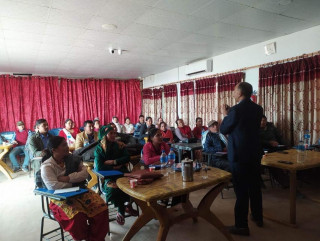 हुप्सेकोट गाउँपालिकाको आयोजनामा सहकारी व्यवस्थापन तालिम