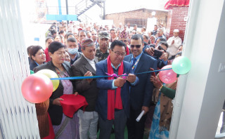 विन्धवासिनी साकोसको ३०औं स्थापना दिवसमा संस्थाकाे बहुउद्देश्यीय भवन उद्घाटन