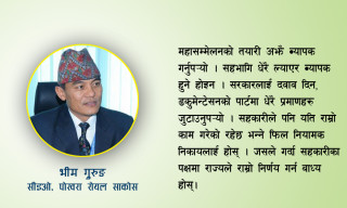 "महासम्मेलनले सहकारीकाे राेडम्याप दिनसक्नुपर्छ"