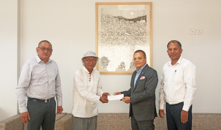 दुर्व्यसनविरुद्ध क्रियाशील संस्थालाई हिमालयन बैंकको ५ लाख सहयोग