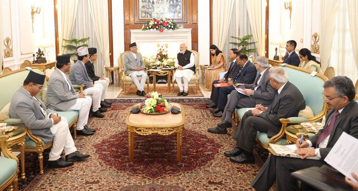  प्रधानमन्त्री दाहाल र समकक्षी नरेन्द्र मोदीबीच भेटवार्ता,के के विषयमा हुँदैछ छलफल ?