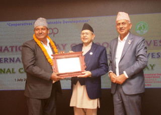 समाज रुपान्तरणको लागि सहकारी मजवुत खम्बा होः सभामुख घिमिरे