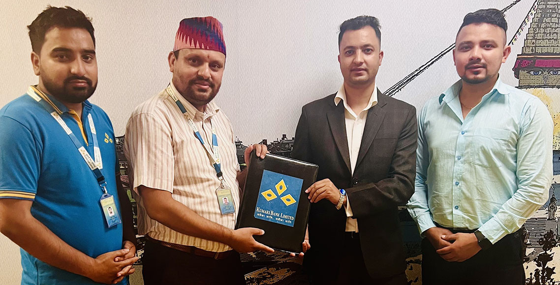 गन्थ्र इलेक्ट्रिक भेहिकल र कुमारी बैंकबीच सम्झौता, इलेक्ट्रिक स्कुटर खरिद गर्न शुन्य ब्याजदरमा ऋण प्रदान गर्ने 