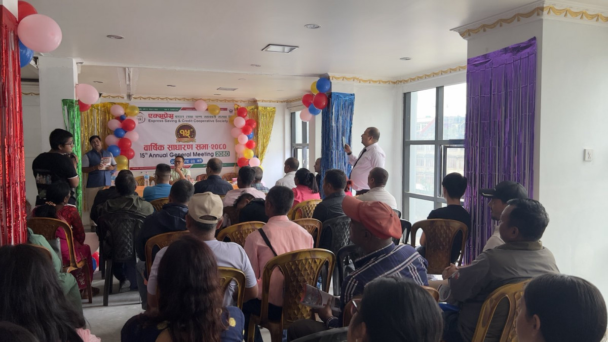 एक्सप्रेस साकोसको पन्ध्रौै बार्षिक साधारणसभा तथा स्थापना दिवस सम्पन्न