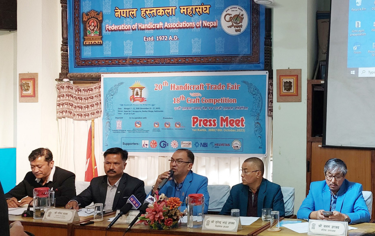 राष्ट्रिय हस्तकला ब्यापार मेला मंसीर २८ गतेबाट