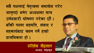 अनुभवलाई योगदानमा बदल्न र भिजनबाट एक्सनमा जान मेरो उम्मेदवारी हो