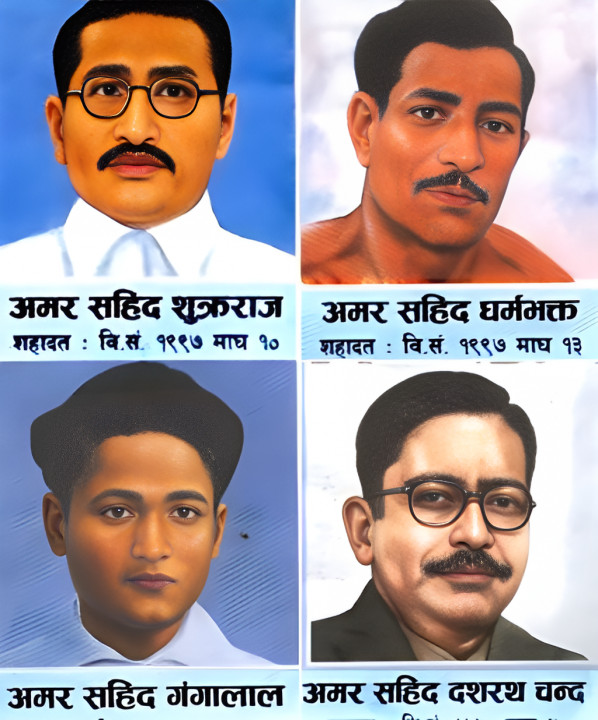 सन्तानब्बे सालका महान अमर शहीदहरुप्रति उच्च सम्मान !