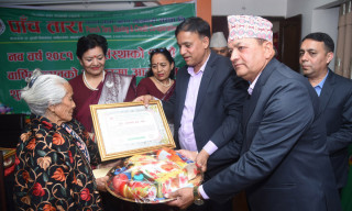 पाँच तारा सहकारीको सम्मानले ज्येष्ठ सदस्य दंग