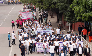 नेपाल बीमा प्राधिकरणको ५६औँ वार्षिकोत्सवमा प्रभातफेरी