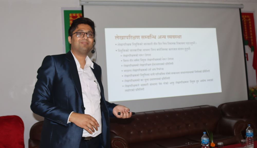 लेखापरीक्षक र सञ्चालकबीच घ्यू सम्बन्ध हुँदा संस्थामा समस्या आउछः सिए दाहाल