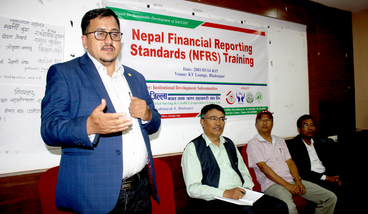 एनएफआरएस पद्धतिमा लेखापरीक्षण प्रतिवेदन तयार गर्नेबारे तालिम