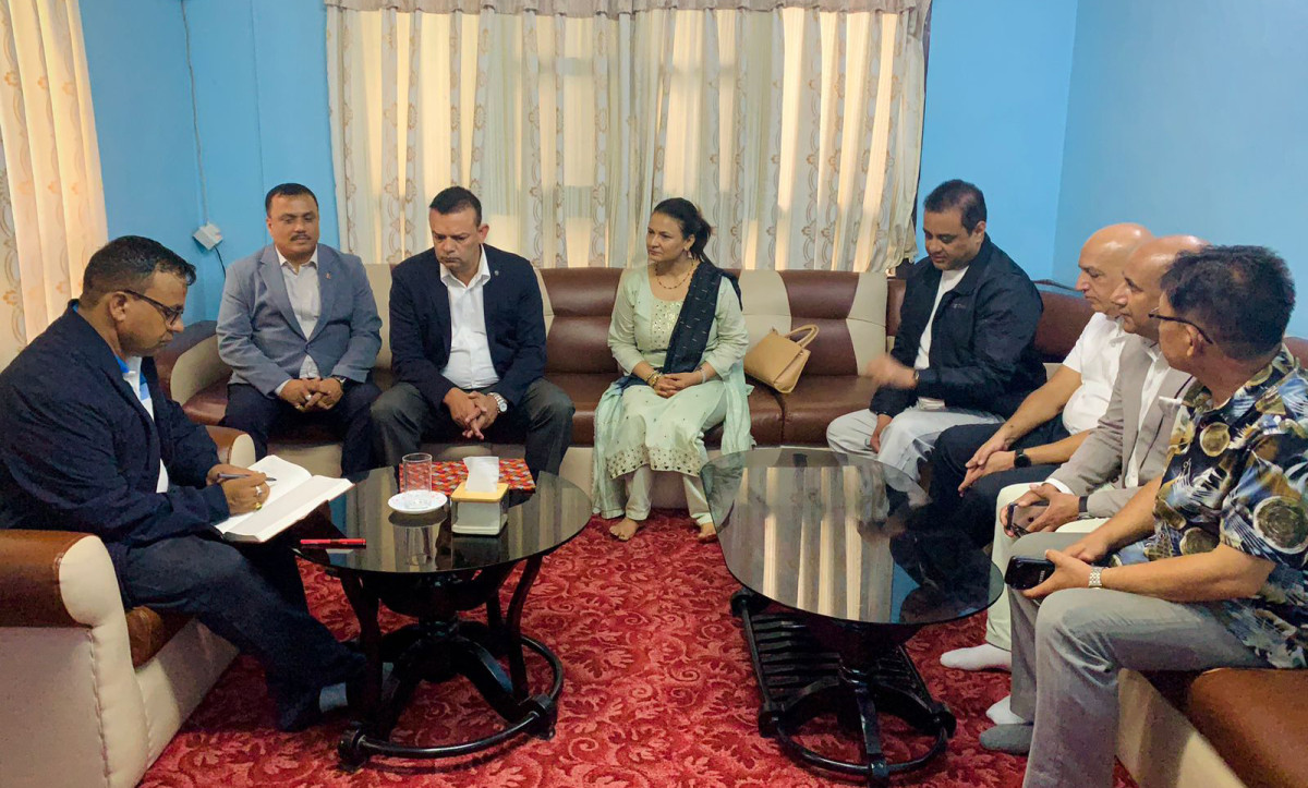 पर्यटन क्षेत्रको विकासमा काम गर्ने मन्त्री पाण्डेको प्रतिवद्धता