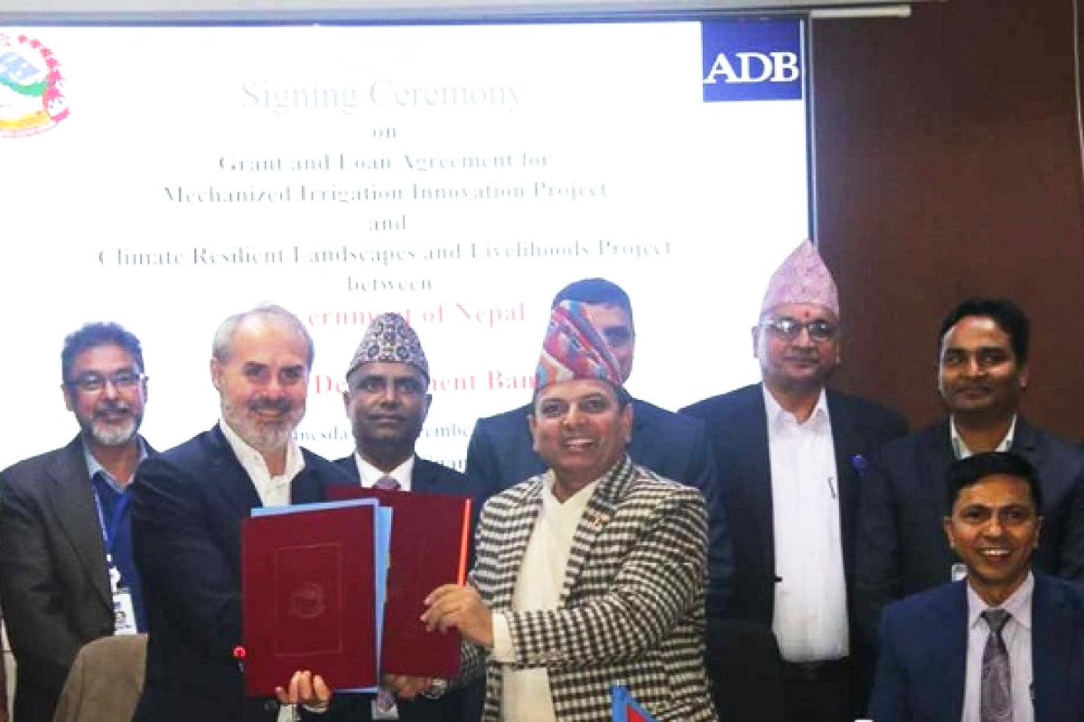 एडिबीले दुईवटा परियोजनाका लागि २१ अर्ब २३ करोड सहयोग गर्ने