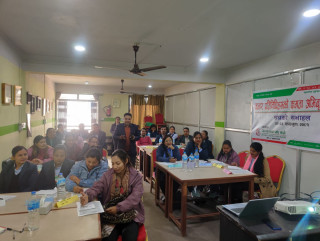 काभ्रेमा  बजार प्रतिनिधिहरुको क्षमता अभिवृद्धि तालिम  आयोजना