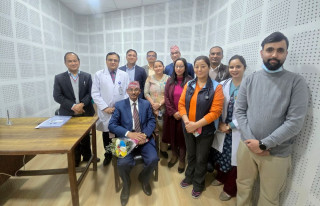 नेपाल मेडिकल कलेजमा नवजात शिशुको श्रवण क्षमता जाच्ने ओएई उपकरण