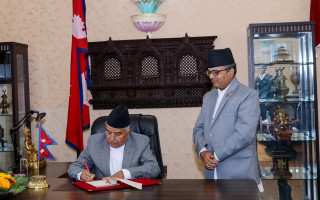 राष्ट्रपति पौडेलद्वारा  सहकारी  सहित  पाँच विधेयक प्रमाणीकरण,  विधेयक ऐनमा रुपान्तरित
