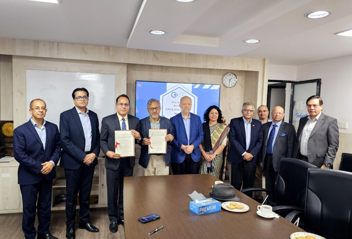 शिक्षा र उद्योगलाई जोड्ने उद्देश्यसहित परिसंघ र नेपाल विश्वविद्यालयबीच समझदारी