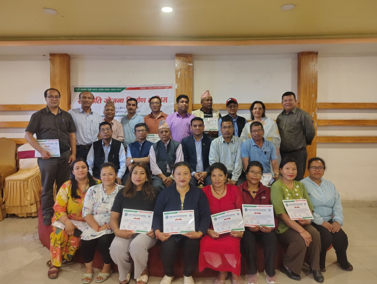 भक्तपुर बचत संघको आयोजनामा रणनीति योजना निर्माण तालिम