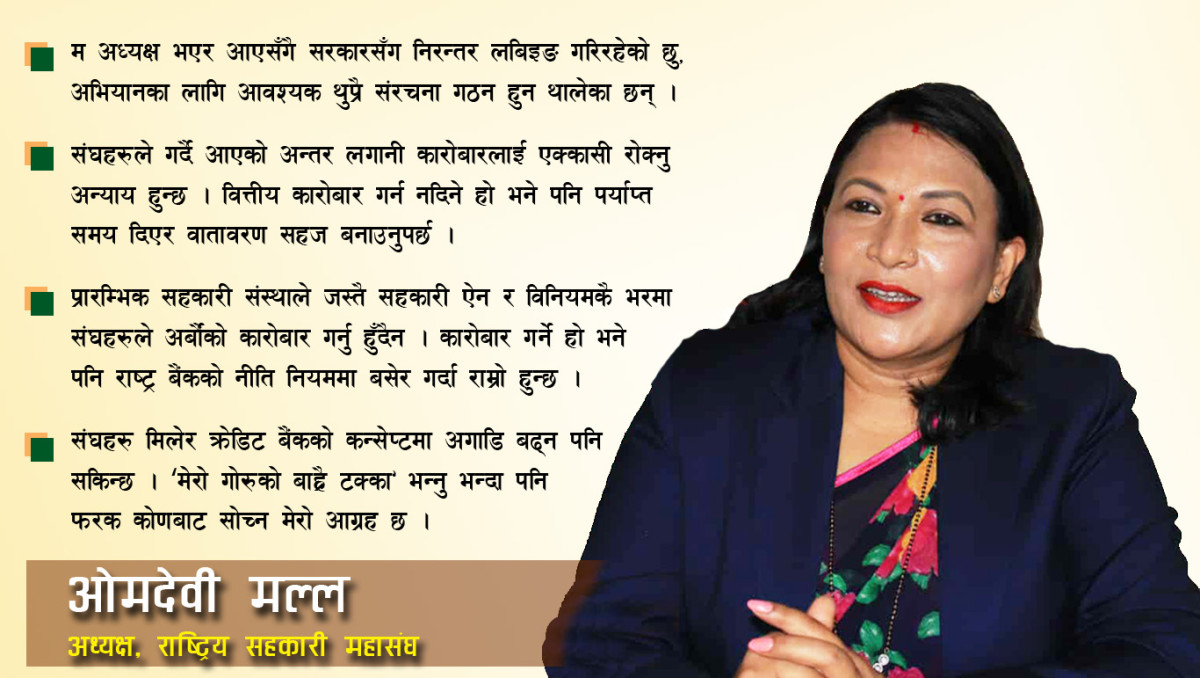 संघहरूका लागि निश्चित मापदण्ड बनाएर वित्तीय कारोबार गर्न दिनुपर्छः अध्यक्ष मल्ल