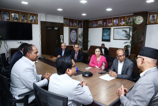 अर्थमन्त्री पौडेल र परिसंघका पदाधिकारीबीच भेट, अर्थतन्त्र सुधारमा काम गर्ने प्रतिवद्धता