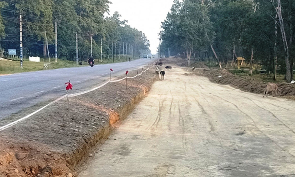 नारायणघाट–बुटवल सडक विस्तारको लागि थपियाे एक वर्ष म्याद