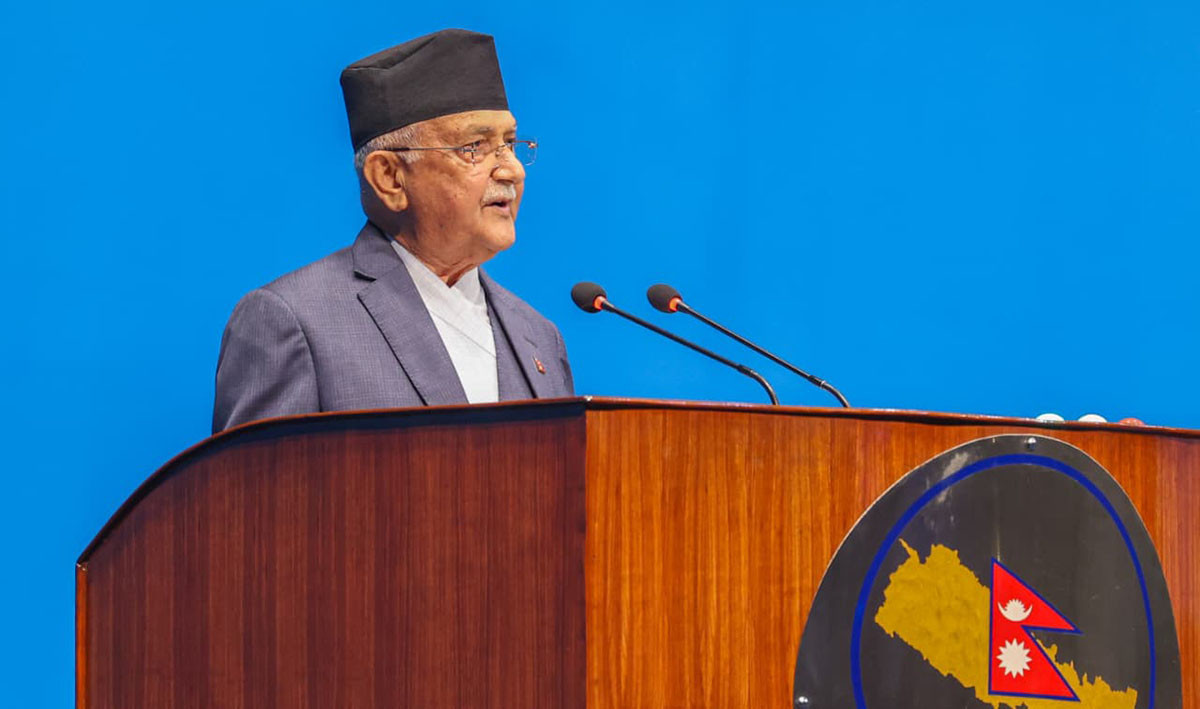 प्रधानमन्त्री ओलीले संसदमा भनेः स्थिर समीकरण र विकास सरकारको उपलब्धी