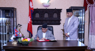राष्ट्रपति पौडेलले जारी गरे  मतदाता नामावली संशोधन अध्यादेश