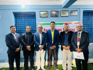 लामोसाँघु सहकारीद्वारा बचत खेल तालिम आयोजना