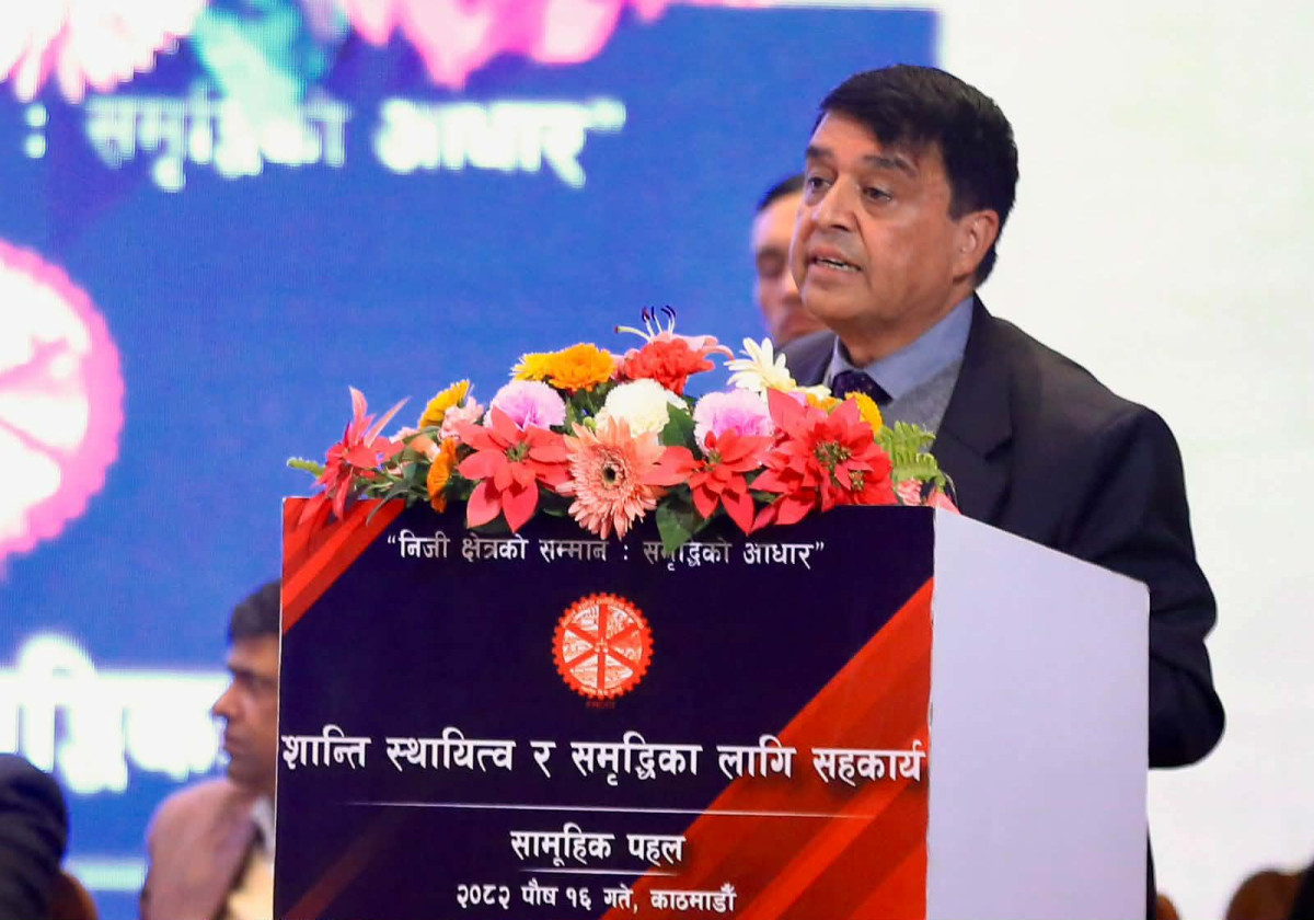 निजी क्षेत्रको मनोबल वृद्धि, संरक्षण तथा प्रवर्दन महासंघको प्रमुख मागः अध्यक्ष ढकाल