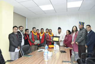 सीजेएन र नेफ्स्कूनबीचको  सहकार्यलाई थप मजबुत बनाएर जान्छौंः अध्यक्ष ढकाल
