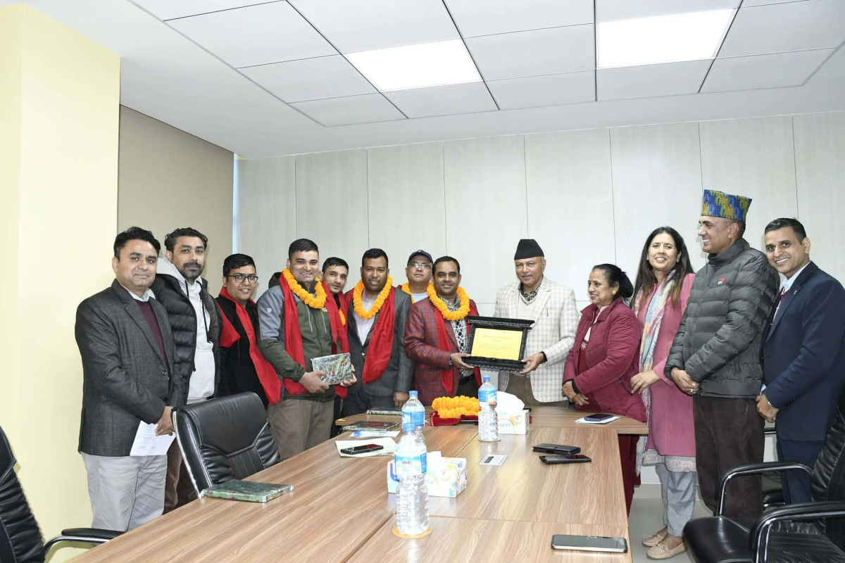 सीजेएन र नेफ्स्कूनबीचको  सहकार्यलाई थप मजबुत बनाएर जान्छौंः अध्यक्ष ढकाल