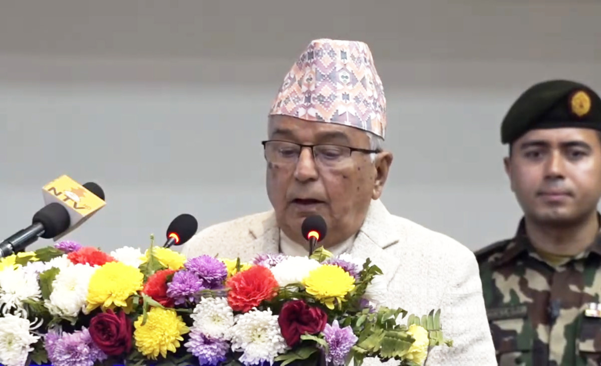 ‘‘शक्ति र पदको आडमा काेही पनि कानुनी जवाफदेहीताबाट मुक्त हुँदैन’’: राष्ट्रपति पौडेल
