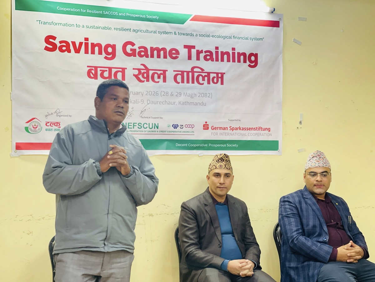 टल्लु साकोसको आयोजना र नेफ्स्कूनको प्राविधिक सहयोगमा बचत खेल तालिम आयोजना