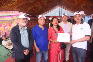 पाँच तारा साकोसद्वारा बृहत् रक्तदान आयोजना, १०५ जनाले गरे रक्तदान