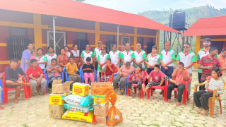 स्वेच्छा  साकोसद्वारा  स्थापना दिवसको अवसरमा सुस्त   मनस्थिति  पुनर्स्थापना केन्द्रलाई सहयोग